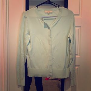 Light blue cardigan